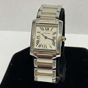 Cartier Tank Francaise Two Toned Steel And Gold Watch